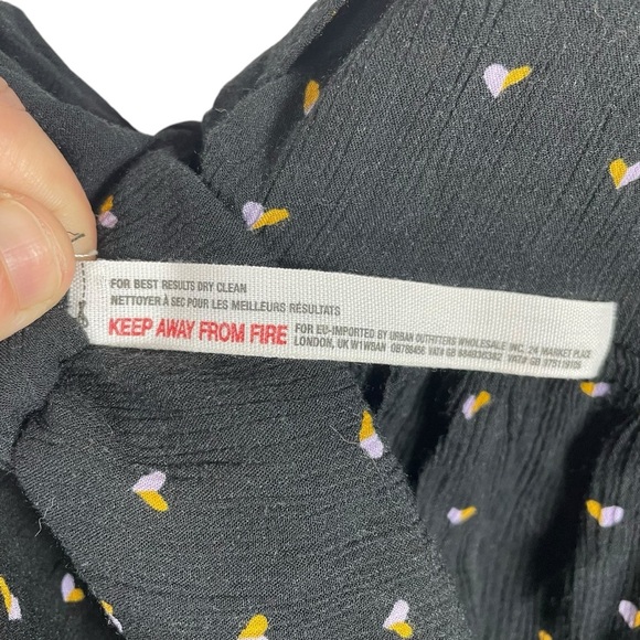 Free People Intimately Riviera Romance Cami in Black Multi Size L - Picture 11 of 13